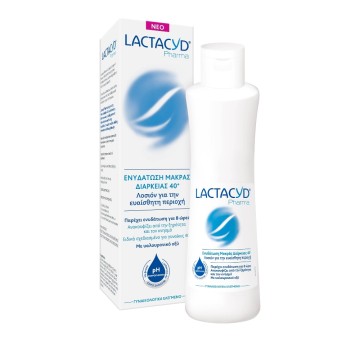 Lactacyd Pharma Hydratation Longue Durée 40+, Lotion Nettoyante Zones Sensibles 250 ml