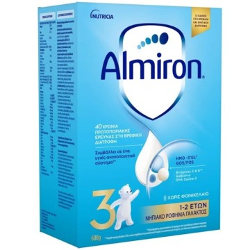 Almiron 3 Νηπιακό Ρόφημα Γάλακτος 600gr 1-2 Ετών Almiron 3 Νηπιακό Ρόφημα Γάλακτος 600gr 1-2 Ετών
