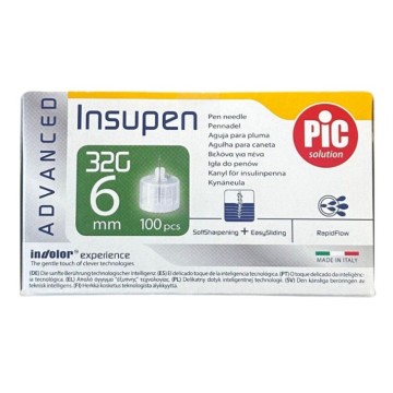 Pic Solution Insupen Advanced Βελόνες για Πένα Ινσουλίνης 32Gx6mm, ...