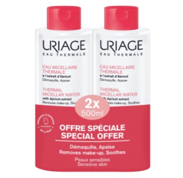 Uriage Promo Micellar Ιαματικό Νερό για Ευαίσθητες Επιδερμίδες, 2x5... Uriage Promo Micellar Ιαματικό Νερό για Ευαίσθητες Επιδερμίδες, 2x5...