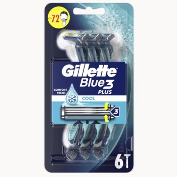 Gillette Blue 3 Plus Cool Rasoirs Jetables 6 pcs