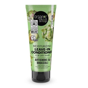 Natura Siberica Organic Shop Après-shampoing hydratant sans rinçage pour cheveux secs 75 ml