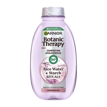 Garnier Botanic Therapy Rituali con acqua di riso e amido, Shampoo morbidezza, 400 ml