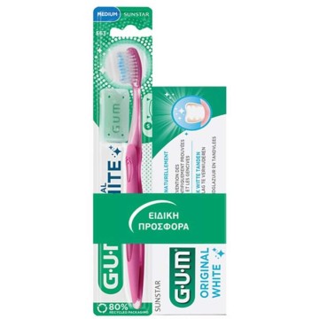 Gum Promo 1745 Original White Λευκαντική Οδοντόκρεμα 75ml & Gum 563... Gum Promo 1745 Original White Λευκαντική Οδοντόκρεμα 75ml & Gum 563...