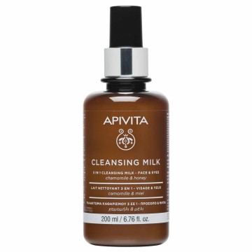 Apivita Γαλάκτωμα Καθαρισμού 3σε1, 200ml
