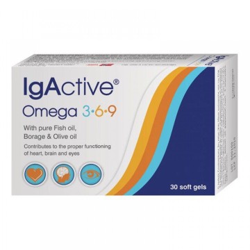IgActive Omega 3-6-9 30 μαλακές κάψουλες