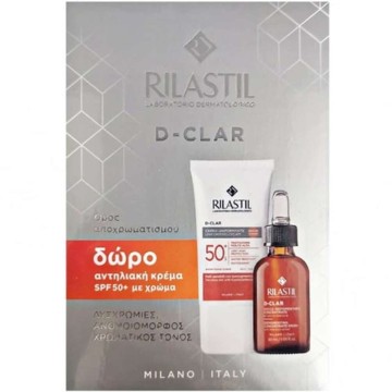 Rilastil Promo D-Clar депигментиращи концентрирани капки 30 мл и уеднаквяващ крем SPF50 среден 40 мл