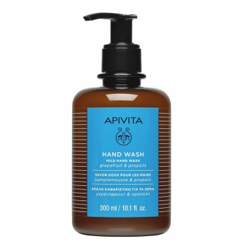 Apivita Απαλό Σαπούνι για τα Χέρια με Γκρέιπφρουτ & Πρόπολη 300ml Apivita Απαλό Σαπούνι για τα Χέρια με Γκρέιπφρουτ & Πρόπολη 300ml