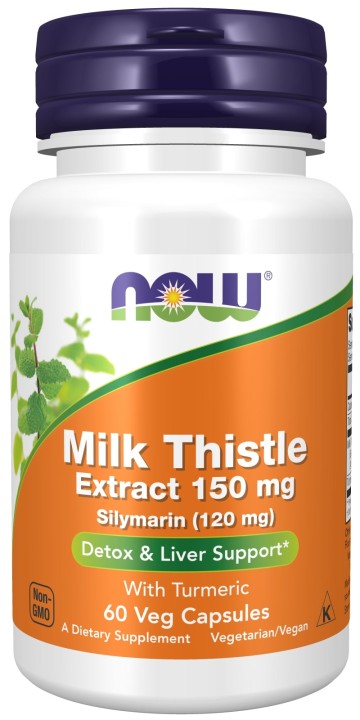 Now Foods Milk Thistle 150mg 60 Veg Caps