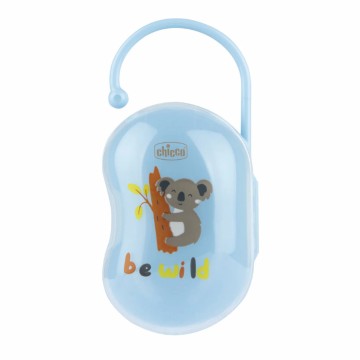 Chicco Easy Box, Σιέλ Θήκη για 2 Πιπίλες 0m+, 1 τεμάχιο