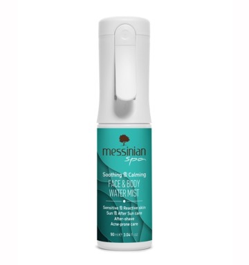 Messinian Spa Face & Body Water Mist Soothing & Calming, 90ml Messinian Spa Face & Body Water Mist Soothing & Calming, 90ml