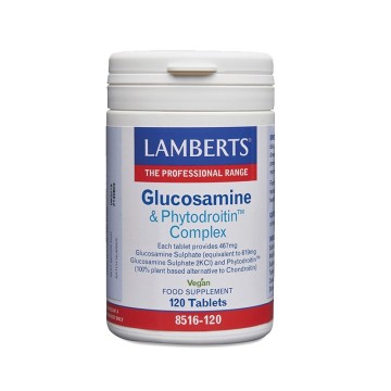 Lamberts Glucosamine & Phytodroitin Complex Supplément pour la Santé des Articulations 120 Comprimés