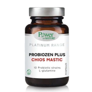 Power Of Nature Platinum Range Probiozen Plus Chios Mastic, L-Glutamine 15 capsules