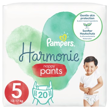 Pampers Harmonie Pantalon Nounou No5 (12-17kg) 20pcs