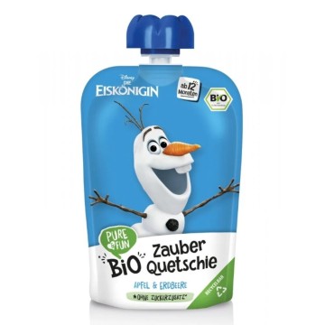 Bio Πουρές Φρούτων με Μήλο και Φράουλα Disney Olaf 12m+, 100g Bio Πουρές Φρούτων με Μήλο και Φράουλα Disney Olaf 12m+, 100g