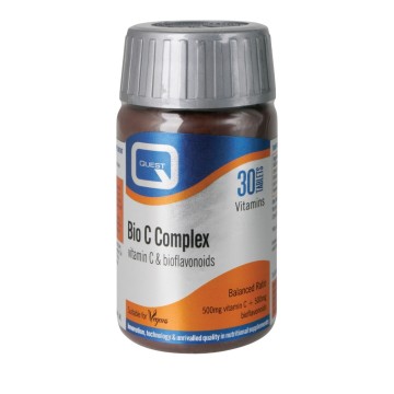 Quest Bio C Complex Bioflavonoïdes 500 mg, 30 comprimés