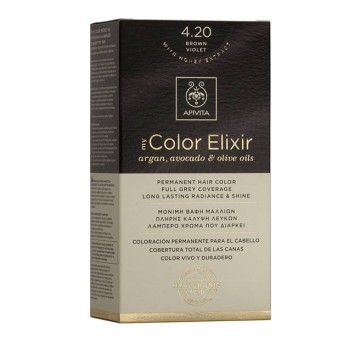 Apivita My Color Elixir 4.20 Βαφή Μαλλιών Καστανό Βιολετί Apivita My Color Elixir 4.20 Βαφή Μαλλιών Καστανό Βιολετί
