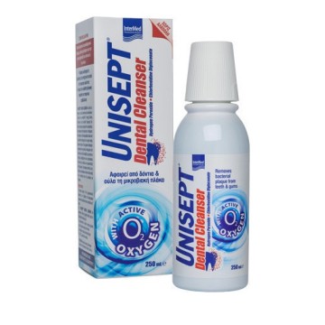 Intermed Unisept Dental Cleanser Αφαιρεί από Δόντια και Ούλα τη Μικροβιακή Πλάκα 250ml
