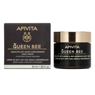 Apivita Queen Bee Абсолютный омолаживающий и интенсивный питательный ночной крем 50 мл