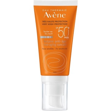 Avène Soins Solaires Anti-Age слънцезащитен крем за лице против стареене SPF50+, 50 ml