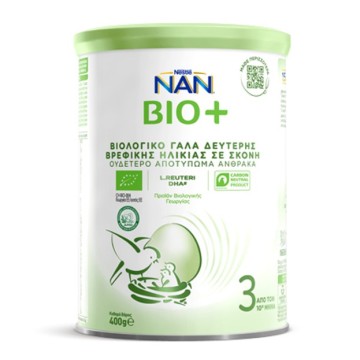 Nestlé Nan Bio 3 12m+ Lait en Poudre 400gr