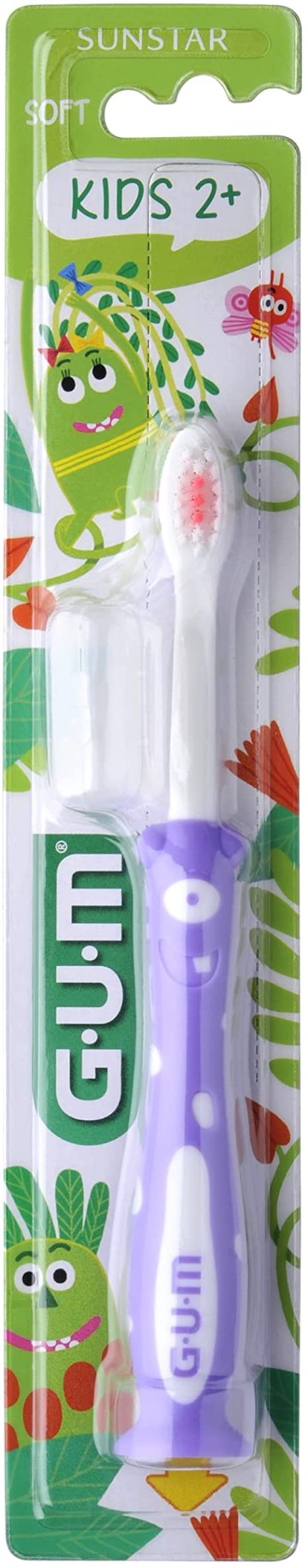 GUM Kids Monster Toothbrush Soft (901) Spazzolino per bambini 3-6 anni 1pz