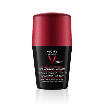 Vichy Homme Clinical Control 96H Anti-Transpirant Anti-Odeur Roll-On 50 ml