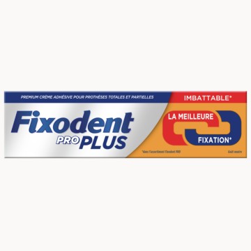 Fixodent Pro Plus Duo Action, Fixing Cream for Dentures 40gr