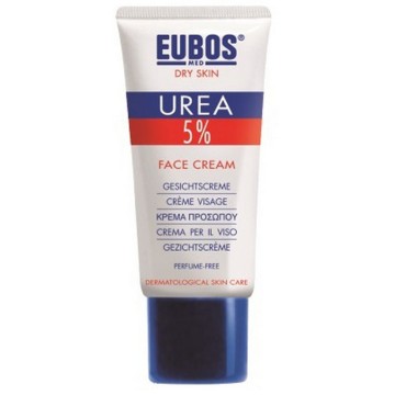 Eubos Crème Visage Urée 5%, Crème Visage Hydratante 50ml