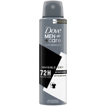 Dove Men+Care Advanced Invisible Dry Anti White Marks/Anti Yellow S...