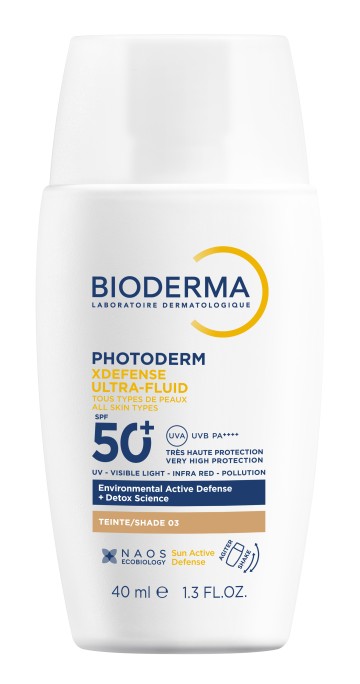 Bioderma Photoderm Xdefense Ultra Fluid Spf50+ Shade 03, 40ml Bioderma Photoderm Xdefense Ultra Fluid Spf50+ Shade 03, 40ml
