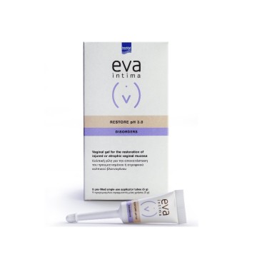 Intermed Eva Intima Restore Xhel Vaginal pH 3.8 Çrregullime 5gr x 9 copë