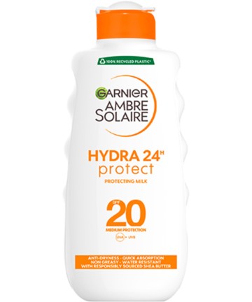 Garnier Ambre Solaire Hydra 24H Medium Protect Milk SPF20, 175ml Garnier Ambre Solaire Hydra 24H Medium Protect Milk SPF20, 175ml