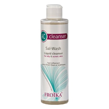 Froika, AC Sal Wash Cleanser, Υγρό Καθαρισμού-Λιπαρό Δέρμα Με Προβλήματα, 200ml