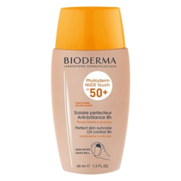 Bioderma Photoderm Nude Touch SPF50+ Golden, Αντηλιακή Προσώπου με ... Bioderma Photoderm Nude Touch SPF50+ Golden, Αντηλιακή Προσώπου με ...