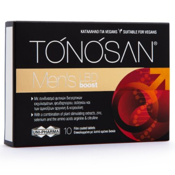 Uni-Pharma Tonosan Mens LBD Boost, 10Δισκία Uni-Pharma Tonosan Mens LBD Boost, 10Δισκία