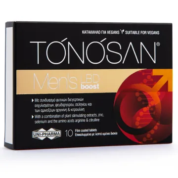 Uni-Pharma Tonosan LBD Boost pour hommes, 10 comprimés