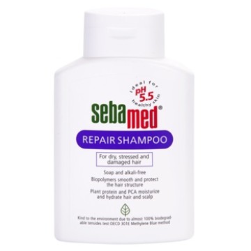 Sebamed Repair Shampoo Shampooing réparateur pour cheveux secs/faibles/abîmés 200 ml