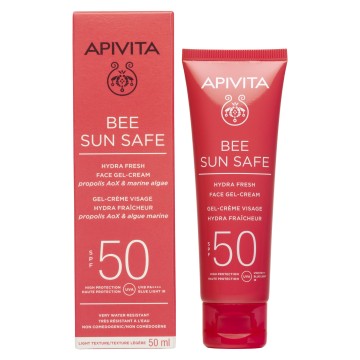 Apivita Bee Sun Safe Hydra Fresh Face Gel Cream SPF50 50ml Apivita Bee Sun Safe Hydra Fresh Face Gel Cream SPF50 50ml