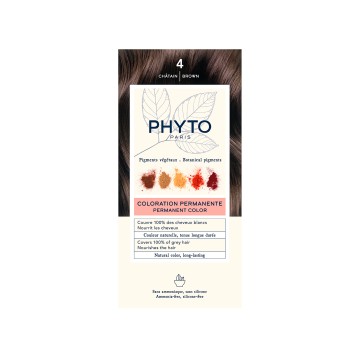 Phyto Phytocolor Μόνιμη Βαφή Μαλλιών 4 Καστανό Phyto Phytocolor Μόνιμη Βαφή Μαλλιών 4 Καστανό