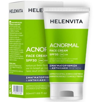 Helenvita Acnormal Face Cream SPF30, 50ml Helenvita Acnormal Face Cream SPF30, 50ml