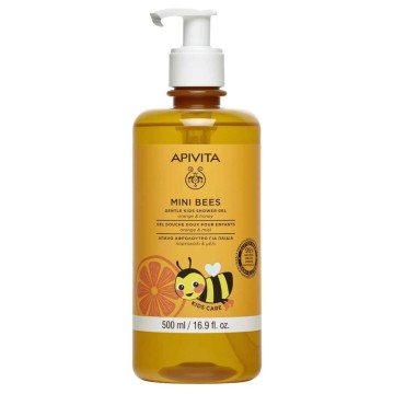 Apivita Mini Bees пенная ванна для детей с апельсином и медом 500мл