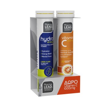 Pharmalead Promo Hydro Energy with Lemon Flavor, 20 Αναβράζοντα Δισ...