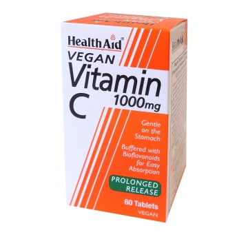 Health Aid Vitamine C 1000mg Libération Prolongée 60 Comprimés