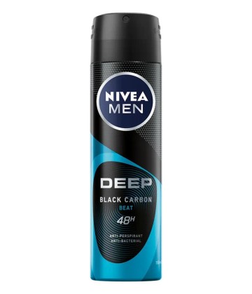 Nivea Men Deep Carbon Beat 48h Anti-perspirant Roll-On 50ml