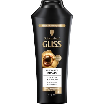 Gliss Ultimate Repair Σαμπουάν Ενδυνάμωσης για Πολύ Ταλαιπωρημένα Ξ...