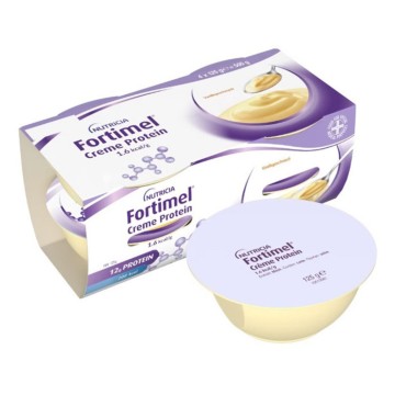 Nutricia Fortimel Creme Protein Βανίλια, 4x125g Nutricia Fortimel Creme Protein Βανίλια, 4x125g
