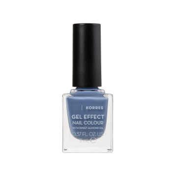 Korres Gel Effect Nail Colour 83 Aegean Sky, 11ml Korres Gel Effect Nail Colour 83 Aegean Sky, 11ml