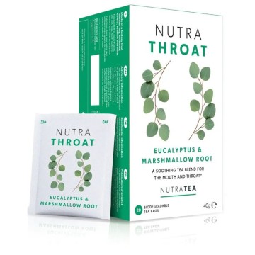 Nutra Throat Tea with Eucalyptus & Marshmallow Root, 20 Φακελίσκοι Nutra Throat Tea with Eucalyptus & Marshmallow Root, 20 Φακελίσκοι