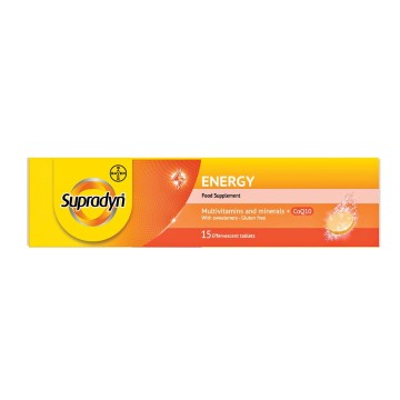 Supradyn Energy Πολυβιταμίνες για ενέργεια με συνένζυμο Q10 & άλλες... Supradyn Energy Πολυβιταμίνες για ενέργεια με συνένζυμο Q10 & άλλες...
